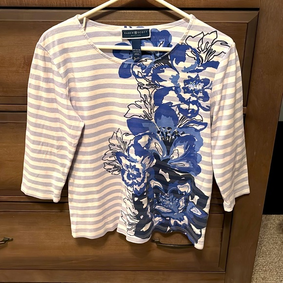 Karen Scott Tops - Karen Scott Petites, petite large